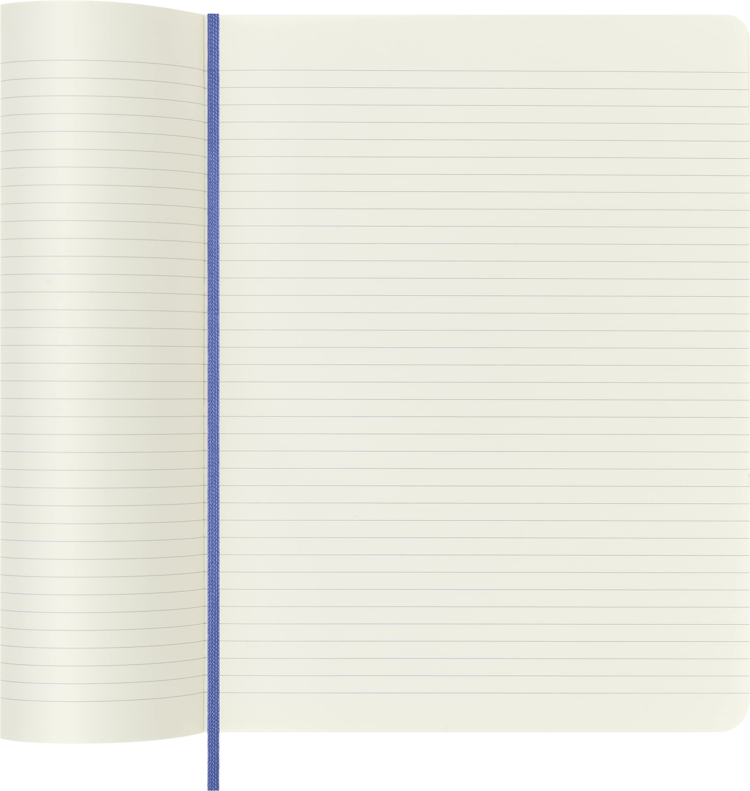 Moleskine Classic Notebook, Extra Large, Ruled, Hydrangea Blue, Soft Cover (7.5 X 9.75)