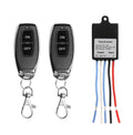 QIACHIP Mini Wireless Remote Control Switch DC 6V 12V 24V 48V 60V 1CH Channel RF Relay Switch Receiver Transmitter for LED Light, Car Battery ON/Off