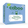 Caboo Tree Free Paper Towels, 6 Rolls, Earth Friendly Sustainable Kitchen Paper Towels with Strong 2 Ply Sheets