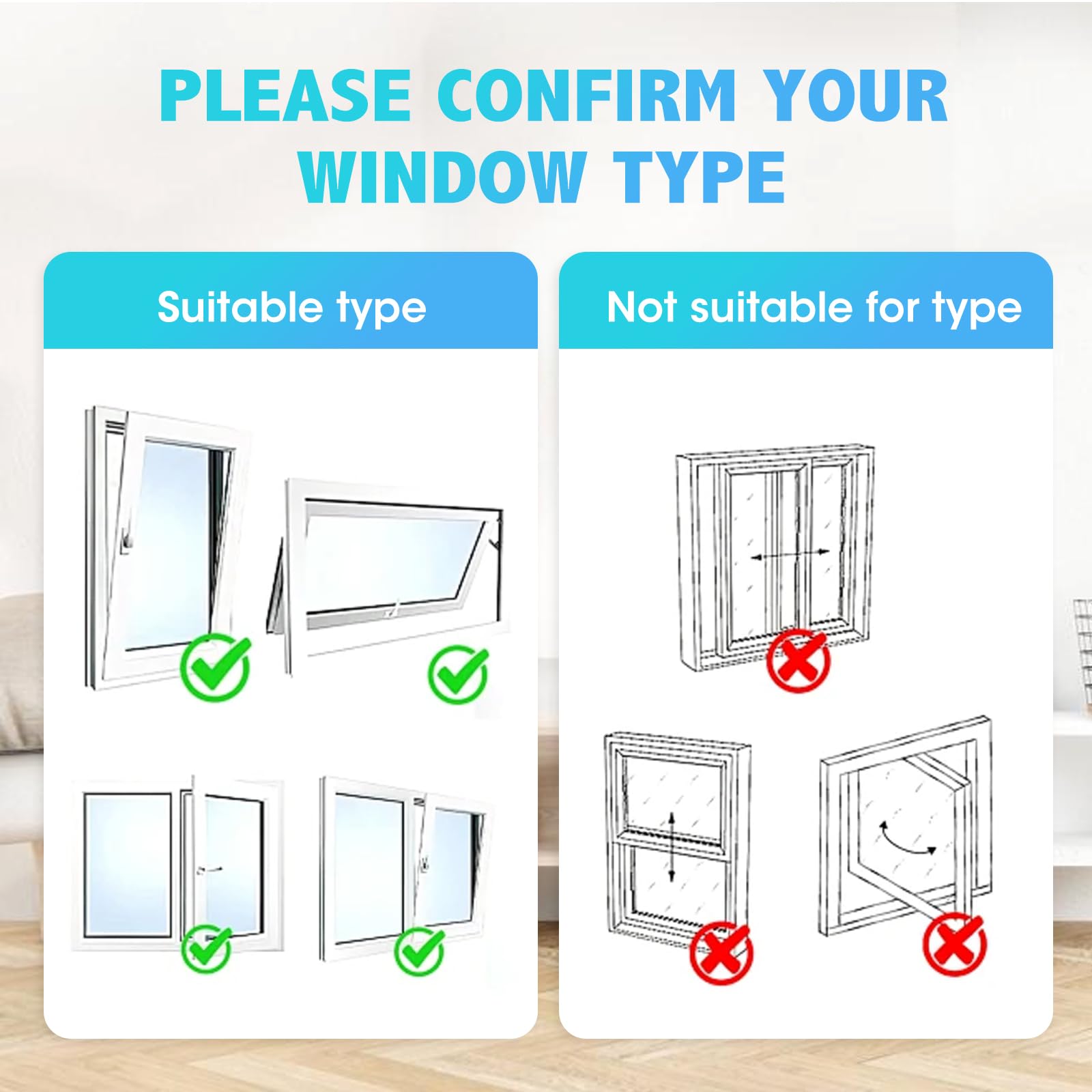 400CM (157 inch) Universal Window Seal for Portable Air Conditioner and Tumble Dryer, Sealing AC Vent Kit with Adhesive Fastener