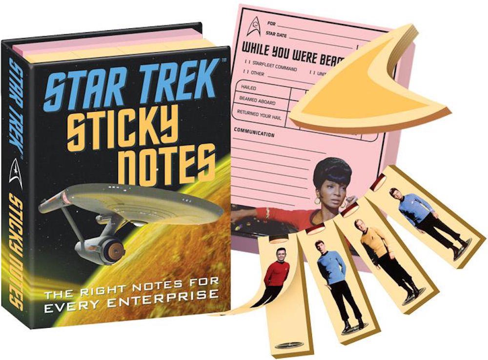 The Unemployed Philosophers Guild Star Trek Sticky Notes Booklet - Officially Licensed 3.25" by 4.25" Booklet with Self-Sticky Individual Notes