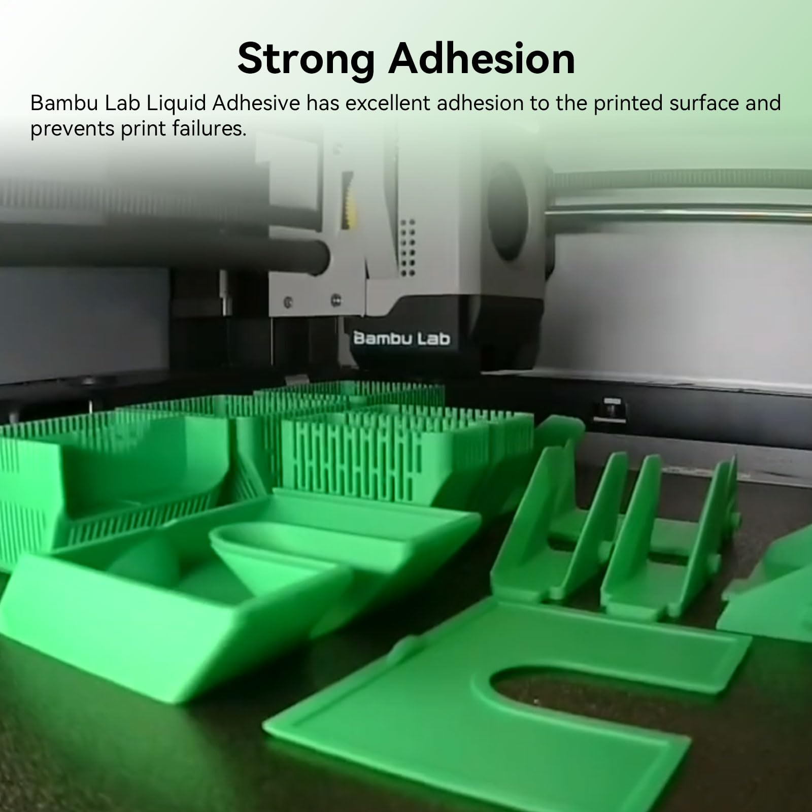 Original Bamboo Lab 3D Printer Build Plate Glue, Strong Adhesive Heatbed PEI Steel Plate Glue Reduce Warping for Bamboo lab A1/A1 Mini/P1/X1 3D Printer PLA/ABS/PETG/PC/PA/TPU Filament 60ML