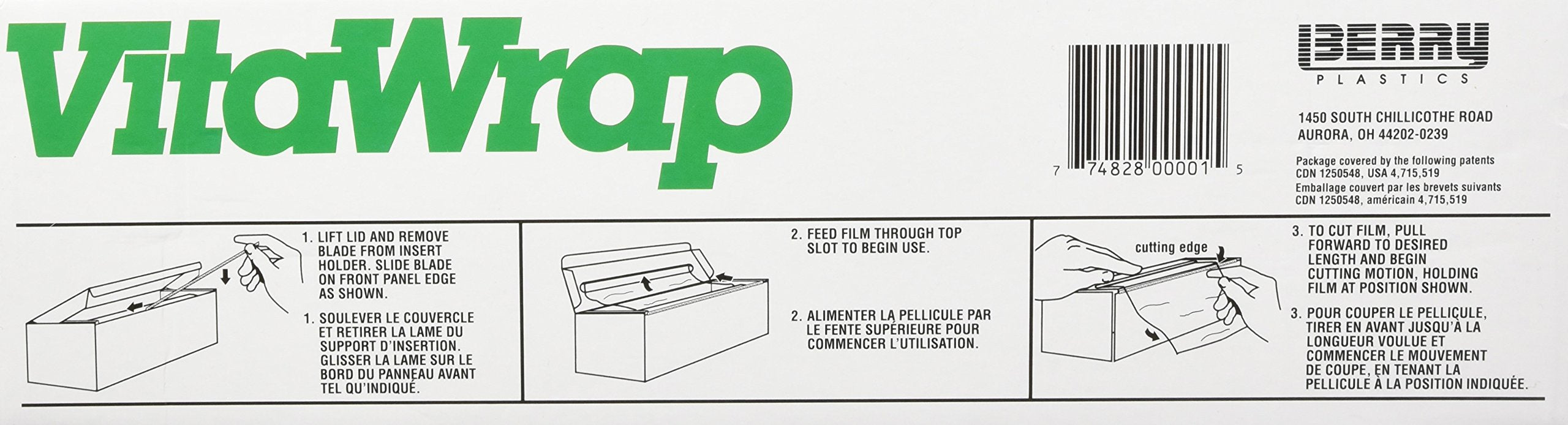 VITAWRAP Plastic wrap, cp 305 m