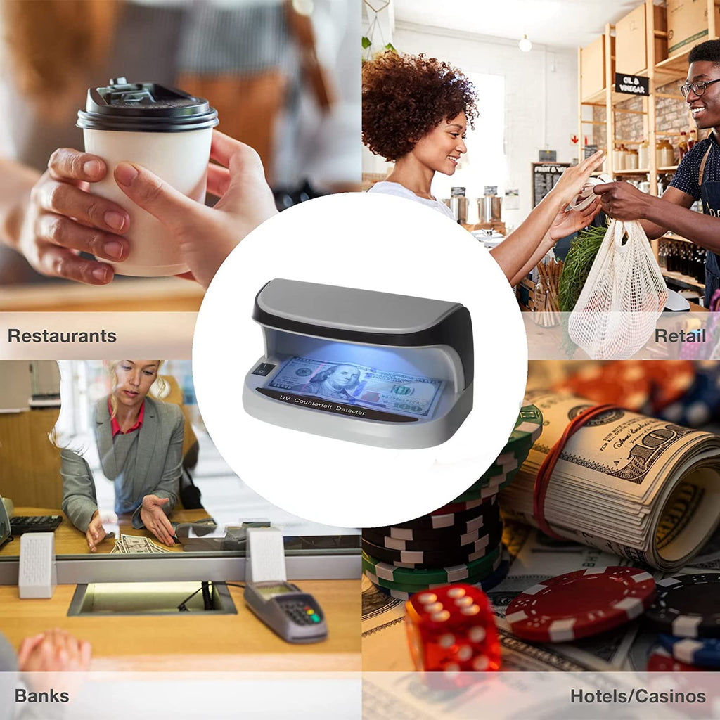 WINB Counterfeit Bill Detector for Money, Credit Cards and IDs AL-09