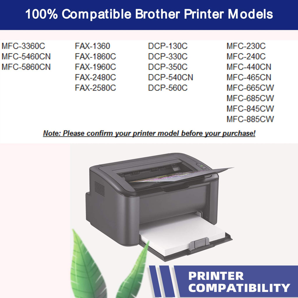 BAALAND Compatible LC51 LC-51 Ink for Brother MFC-240c 230C MFC-885c MFC-465cn MFC-5860CN (4 Black, 2 Cyan, 2 Magenta, 2 Yellow, 10-Pack)