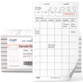 FMP Brands (500 Sheets) Server Note Pads Paper, Guest Check for Servers, Guest Check Pads, Order Pads for Servers, Waitress Notepads, Server Pads for Restaurant, Bar, Cafe, 5 Pads, 100 Sheets/Pad
