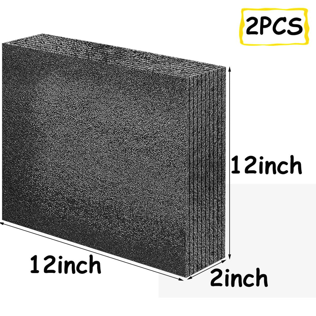 Aisetmoon 2 Pcs Customizable Polyethylene Foam Sheet 12 x 12 x 2 Inch Thick Foam Padding Foam Inserts Cuttable Packing Foams, Shock-Absorption Sponge Paddings for Toolbox Storage, Packaging