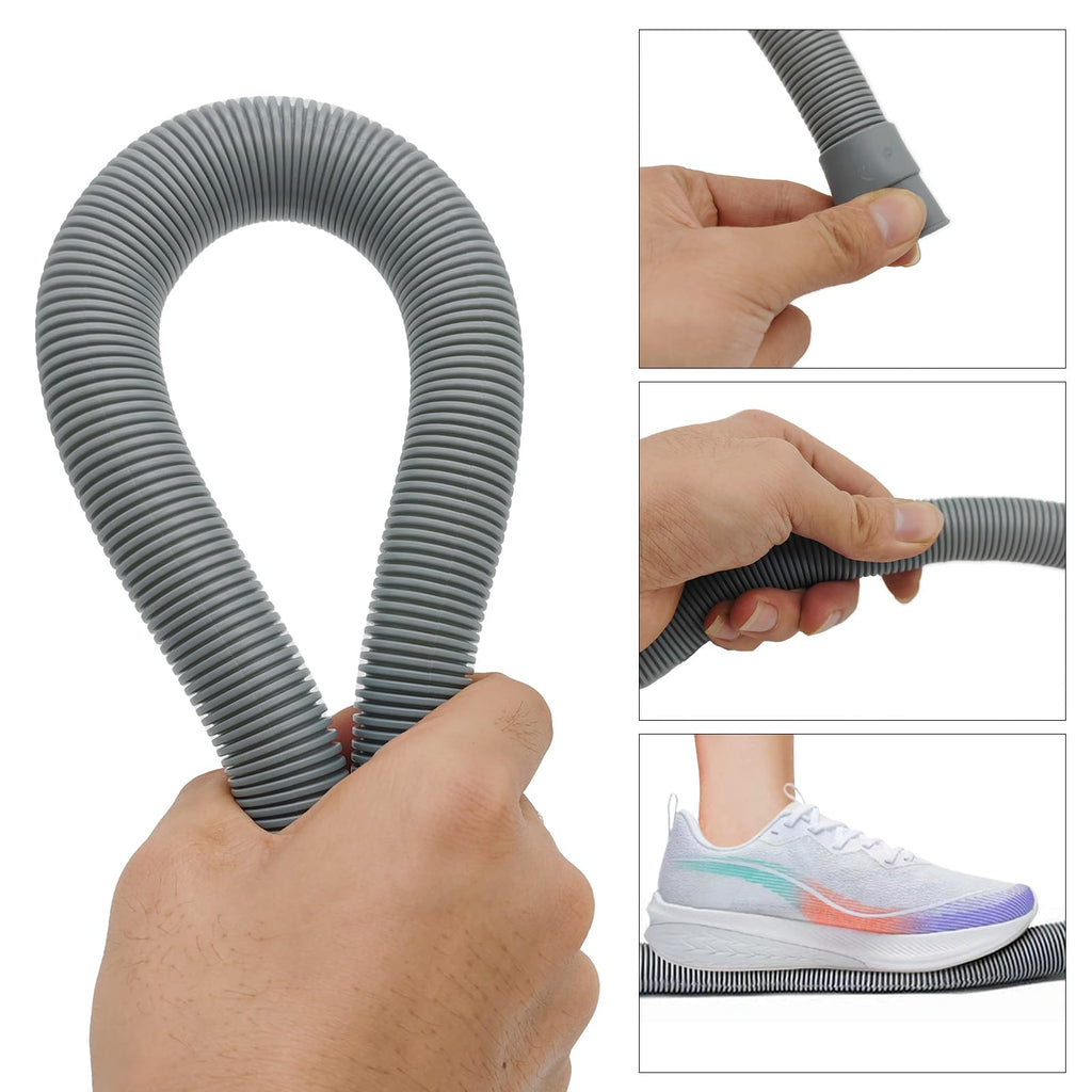 Universal Washing Machine Drain Hose, 10 Feet Flexible Washing Machine Drain Hose, Washer Drain Hose, Portable Discharge Washer Hoses with 1 Extension Adapter and 2 Hose Clamps, 1 U-Bend Hose Holder
