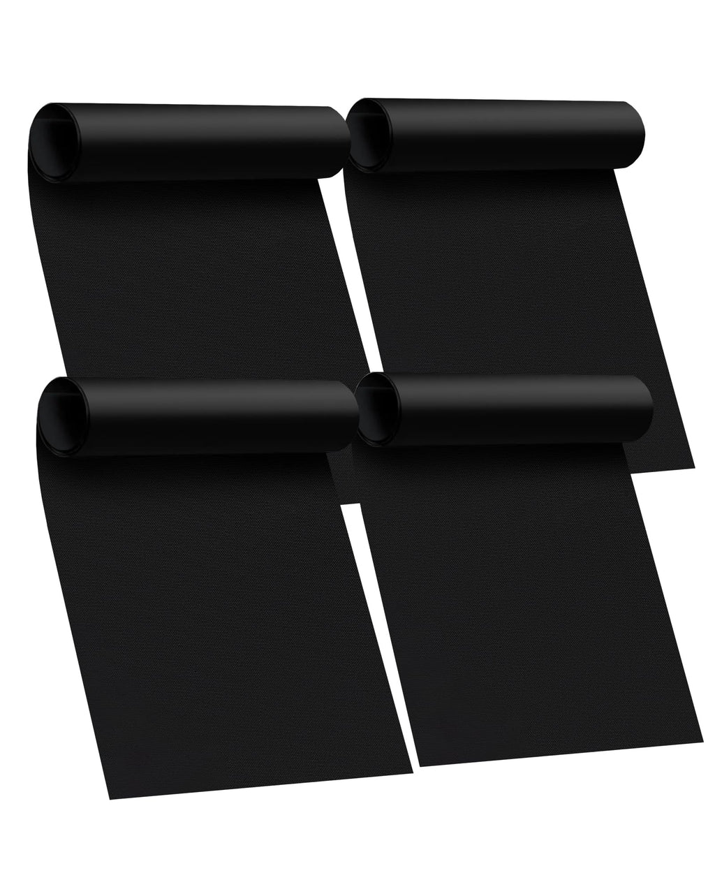 4 Pack Oven Liners for Bottom of Oven, 17x25 Large Heavy Duty Non-Stick Reusable Oven Mat for Electric, Gas, Toaster & Convection Ovens - BPA & PFOA Free, Dishwasher Safe, Kitchen Essentials,Black