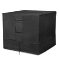 Stanbroil 34" Air Conditioner Cover, Square Fire Pit Furniture Cover for Outside Units, Heavy Duty Weather Resistant 600D Patio Fireplace Cover