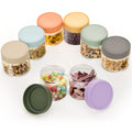 8-Pack Thick Glass 2oz Mini Mason Jars with Lids - Airtight Condiment Containers, Salad Dressing Cups & Sauce Bottles for Lunch Box, Travel, Pantry Storage