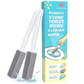 Simple Life Pumice Stone Toilet Bowl Cleaner with Extra Long Handle - Scouring Stick for Limescale, Mildew, and Hard Water Stains on Toilets, Grills, Tiles, Grout, and Pools (2 Count)