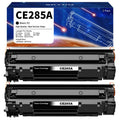 2-Pack 85A Toner Cartridge Compatible Replacement for HP 85A CE285A P1102w Toner Cartridge for LaserJet Pro P1102 P1102w M1212nf P1109w M1217nfw MF3010 1102w Toner Cartridges (2 Black)
