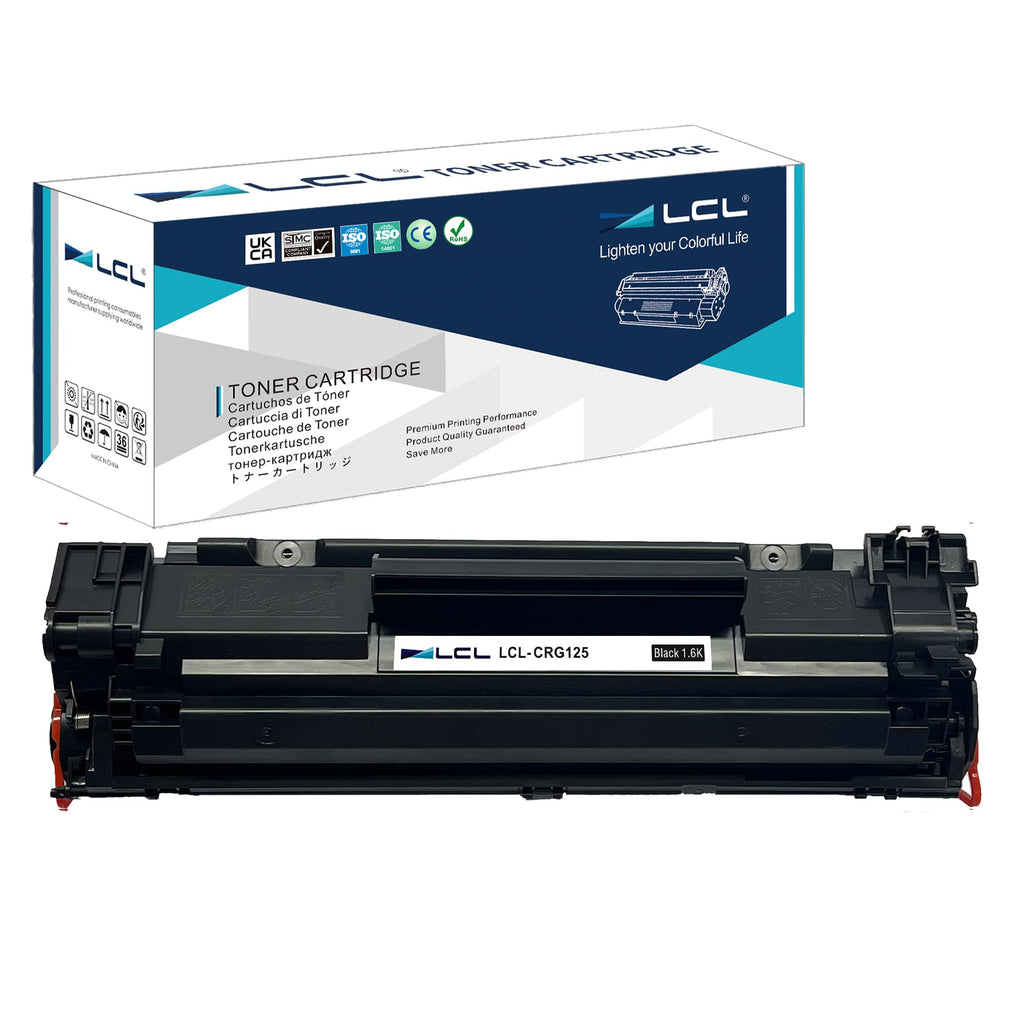 LCL Compatible Toner Cartridge for Canon CRG-125 125 3484B001 3484B001AA (1-Pack,Black) for Canon ImageCLASS MF3010 LBP6000 LBP6030w