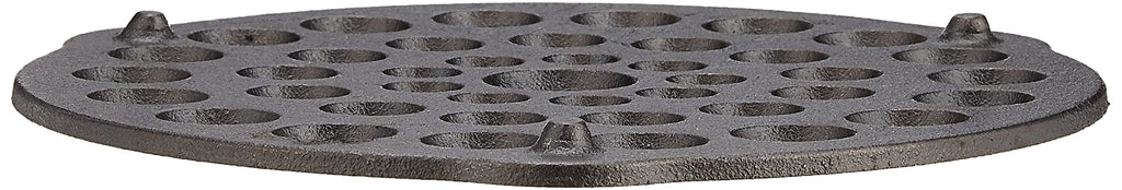 Lodge L8DOT3 8-Inch Logic Pre-Seasoned Cast-Iron Meat Rack/Trivet (Black)