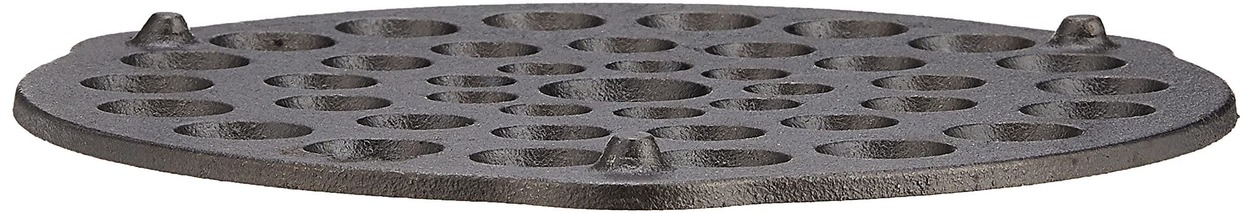 Lodge L8DOT3 8-Inch Logic Pre-Seasoned Cast-Iron Meat Rack/Trivet (Black)