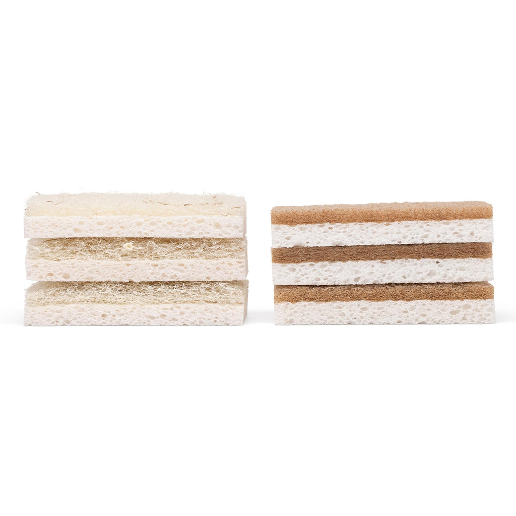 Nutcase - Mixed Scrubber Sponges - 6pc