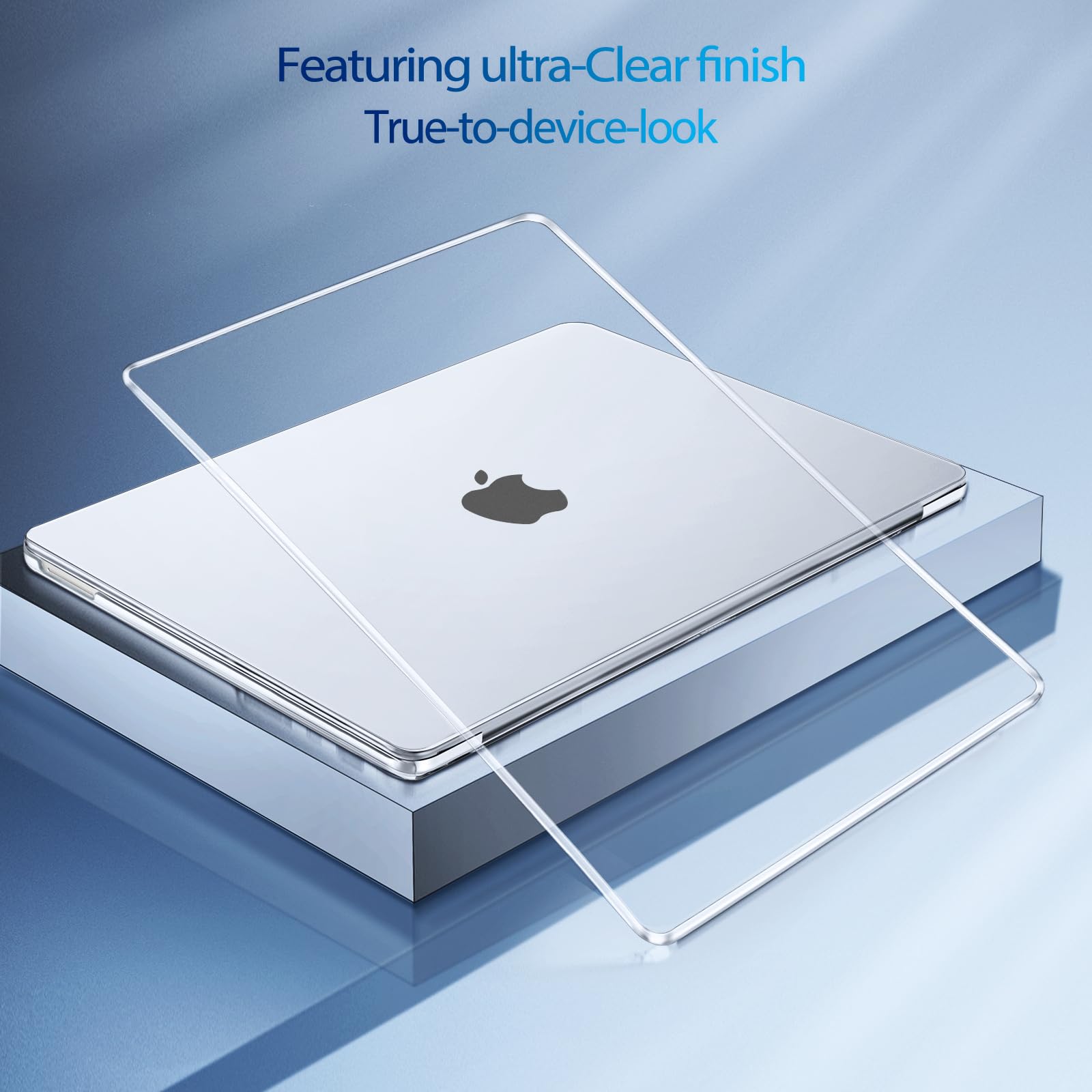 MOSISO Crack-Resistant Cover Compatible with MacBook Neo Case 13 inch 2026 Release Model A3404 with A18 Pro Chip, Protective Hard Shell&Keyboard Cover&Screen Film&Type C, Crystal Clear