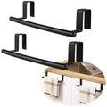 KES Over The Door Towel Rack, Over Cabinet Door Towel Bar Hand Towel Holder Kitchen Dish Towel Holder, Matte Black 2 Pack, KTH500S26-BK-P2