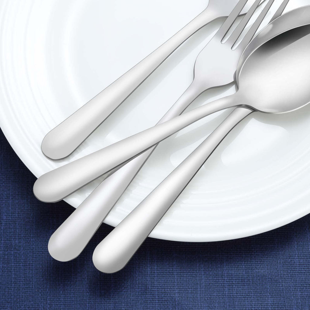 36-Piece Dinner Spoons Set, Funnydin 6.7" Inches Stainless Steel Table Spoons Silverware, Durable Dinner Spoons Set, Use for Home, Hotel and Restaurant - Mirror Polished, Dishwasher Safe