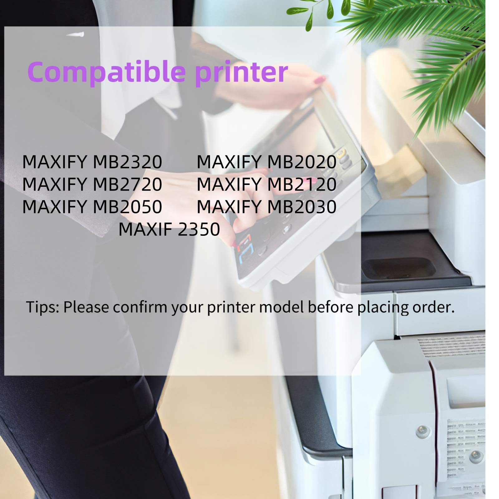 4 Pack PGI-1200XL Ink Cartridges Replacement for Canon PGI-1200 XL 1200XL Ink Cartridge Work with MAXIFY MB2020 MB2120 MB2320 MB2720 MB2050 MB2030 Print...