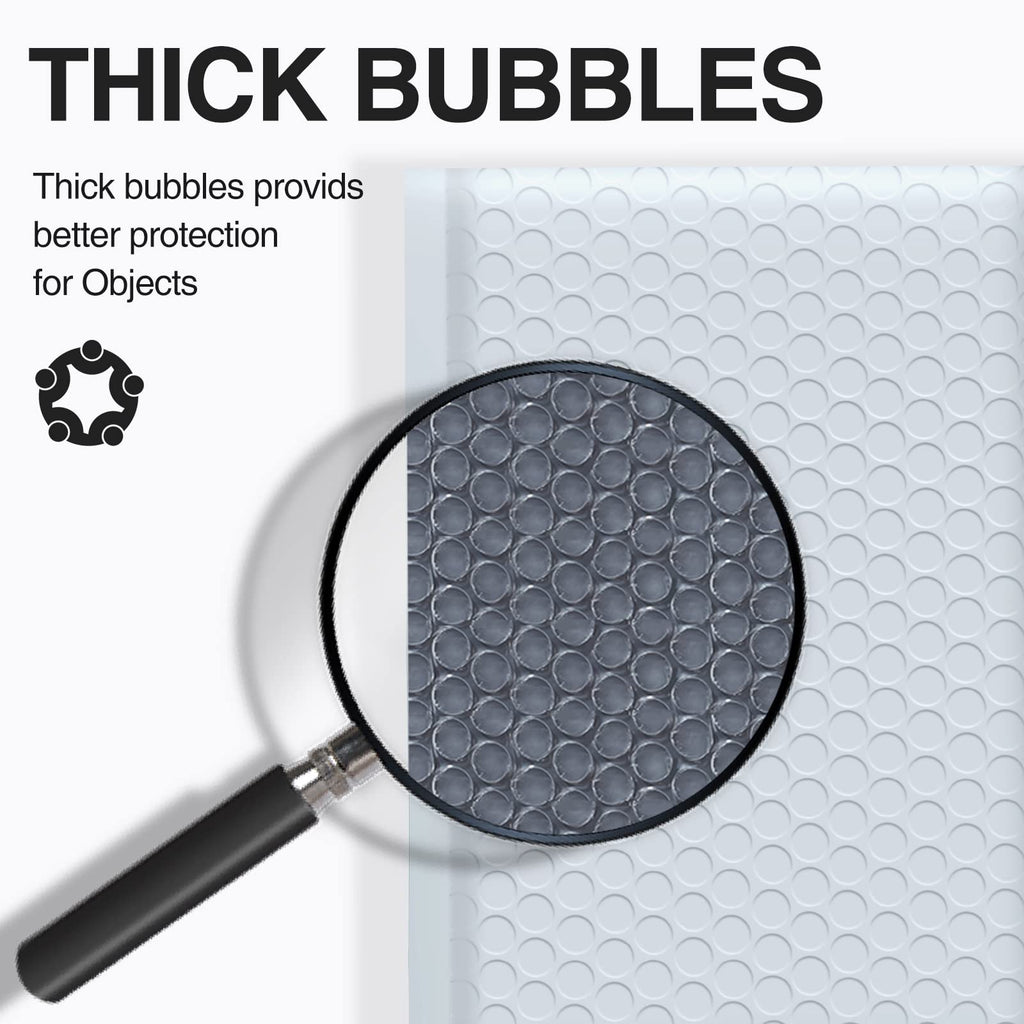 UCGOU Bubble Mailers 8.5x12 Inch White 25 Pack Poly Padded Envelopes #2 Medium Mailing Opaque Packaging Postal Self Seal Waterproof Boutique Shipping Bags for Clothes Makeup Supplies