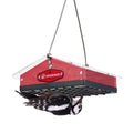 Kingsyard Upgraded Upside Down Suet Feeder for Outside Hanging - Recycled Plastic Wild Bird Feeder with Rainproof Roof for Attracting Woodpeckers Nuthatches Chickadees Finches. Red