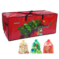 Storhomie Christmas Tree Storage Bag 7.5FT, Heavy-Duty Christmas Tree Bag,Extra-Thick Durable Waterproof Material,Christmas Tree Storage for Disassembling Artificial Tree with 3 Organizer Pouches