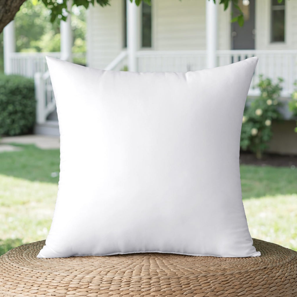 MIULEE Pillow Insert 18x18 Inches Outdoor Waterproof Throw Pillow Insert Premium Hypoallergenic Stuffer Sham Square for Bed Couch Sofa Cushion Patio Furniture
