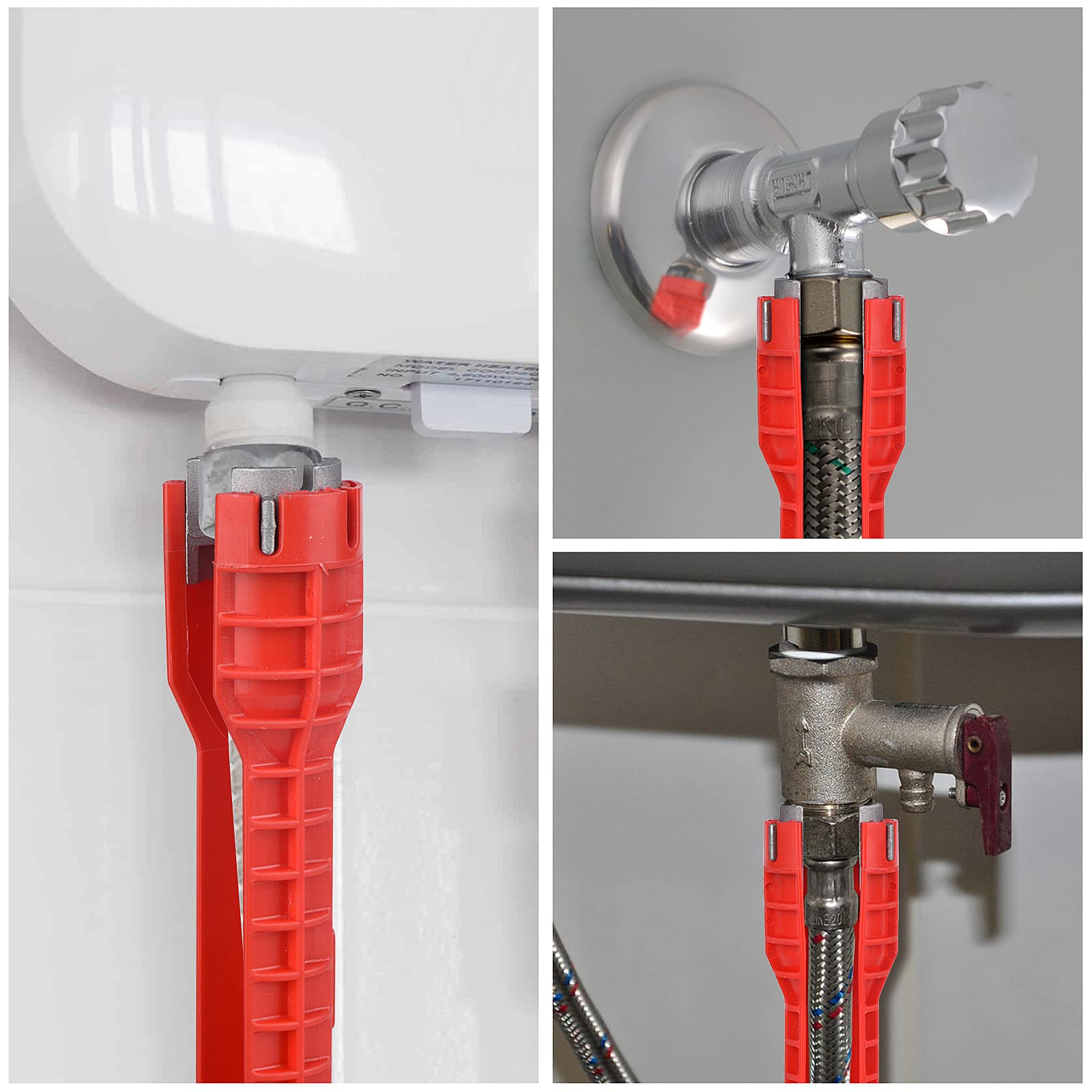FamEaze 14-in-1 Multi-Functional Wrench for Toilet, Sink, Bathroom, Kitchen Plumbing Installation and Repairs