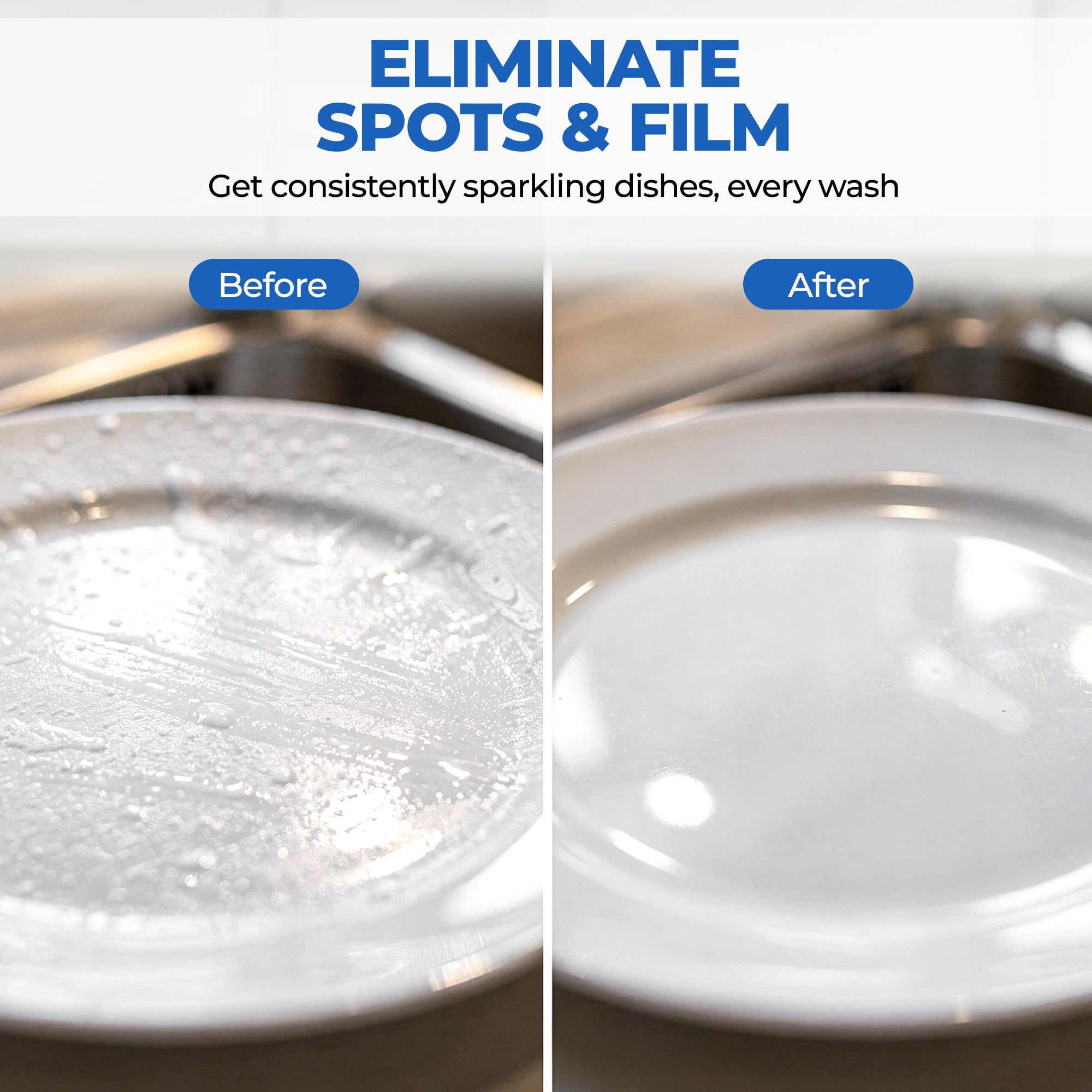 Aromasong Dishwasher Salt 5 LB - 100% Natural Water Softening Agent for Cleaner Dishes & Washer Reactivation - Compatible with Bosch, Miele, Whirlpool, Thermador, and more.