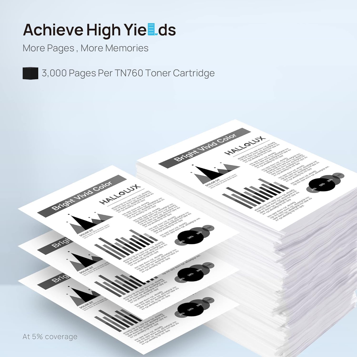 (4 Black) TN760 Toner Cartridge for Brother TN 760 TN730 TN-760 TN-730 Replacement for Brother DCP-l2550DW HL-L2390DW Toner Use for DCP 2550DW MCF L2690DW L2710DW L2750DW HL-L2350DW L2390DW Printer