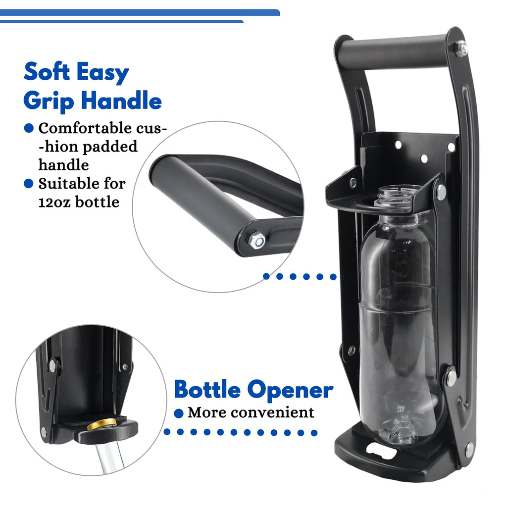 Can Crusher Wall Mounted, Heavy Duty Can Crusher for Recycling, Suitable for up to 500ml Beer/Soda/Caned Drinks for Tall Cans by MinliGUY