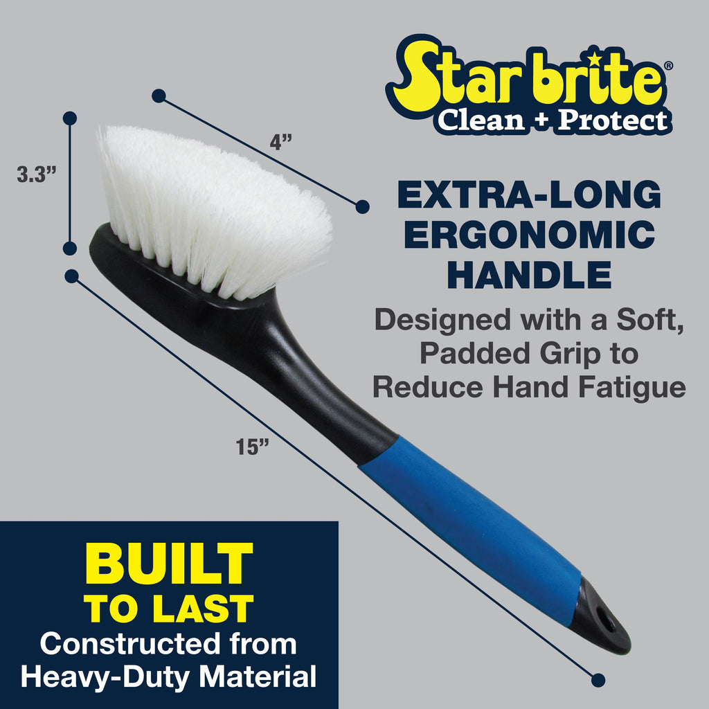 Star brite 040115 Deluxe Long Handle Utility Brush