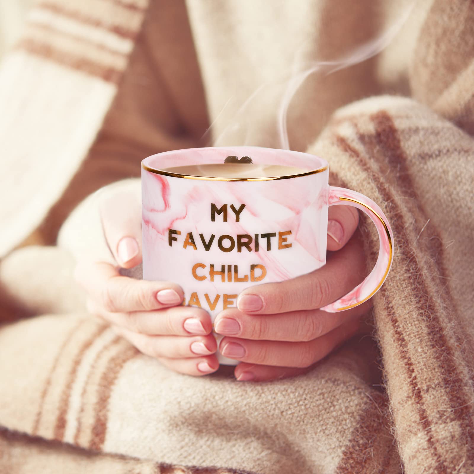 Gifts for Mom Dad from Daughter Son Funny Coffee Mug Gifts Ideas Personalized Christmas Birthday Mother's Day Gift for Mom Grandma Nana Cadeau Noel