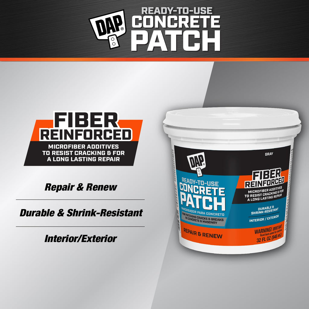 DAP 31084 Concrete Patch Interior and Exterior, 1-Quart