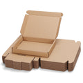 PHAREGE 7x5x1 inch Shipping Boxes Bulk 25 Pack Brown, Tab Lock Tuck Top Mailer Boxes for Packaging Small Business, Small Cardboard Gift Boxes for Wrapping Mailing Present