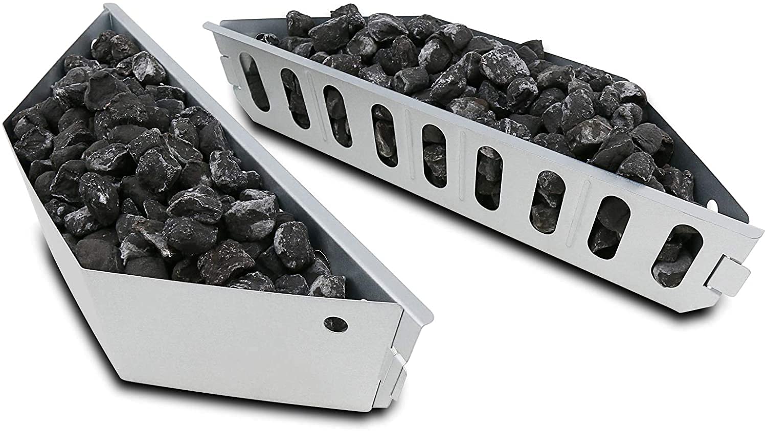GFTIME 7403 Charcoal Baskets for Weber 18"/22"/26" Charcoal Grills Replacement,Charcoal Briquette basket for Weber Kettle Accessories,Coal Fuel Holders for Charcoal Grills,2 Pack