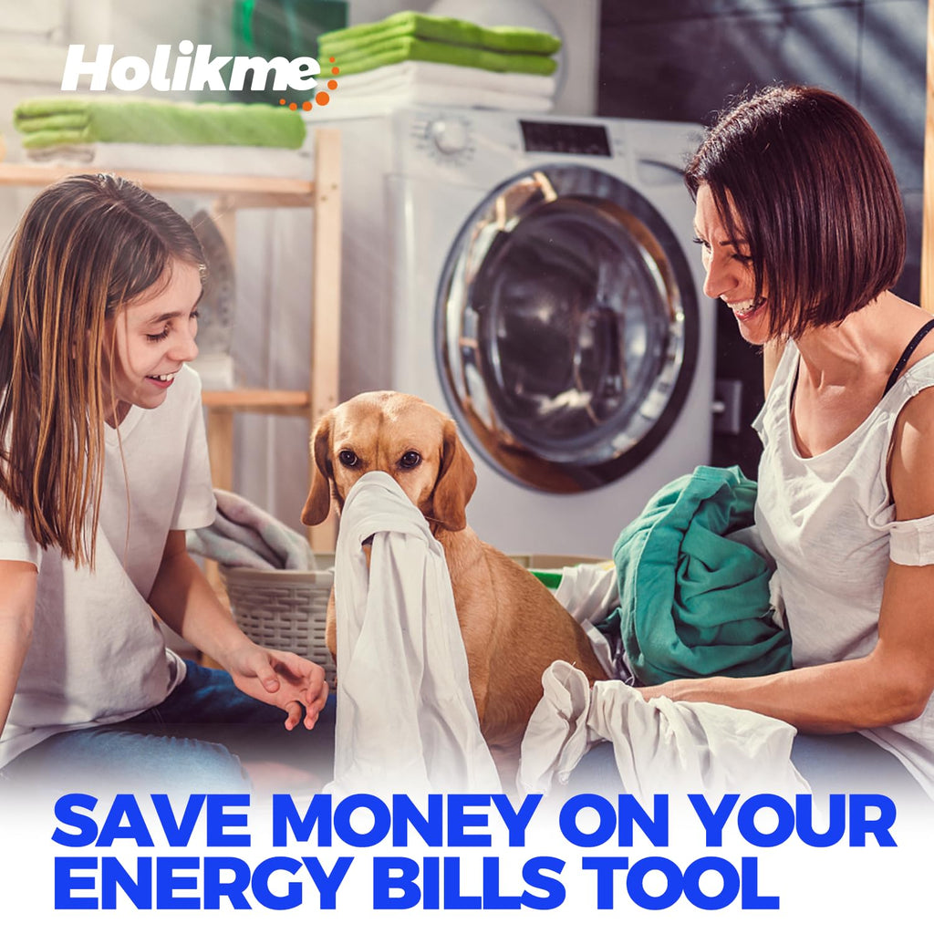 Holikme 35 Feet Dryer Vent Cleaning kit,Dryer Duct Cleaning kit,Lint Remover,Synthetic Brush Head, Use with or Without a Power Drill