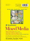 Strathmore 90 lb 40 Sheets Mixed Media Vellum Paper Pad, 5.5 x 8.5