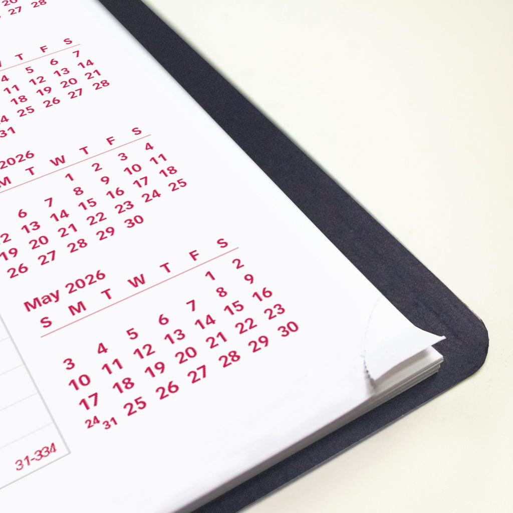 Brownline® 2026 Essential Monthly Planner, 14 Months, December 2025 to January 2027, Twin-Wire Binding, 11" x 8.5", Black (CB1262.BLK-26)