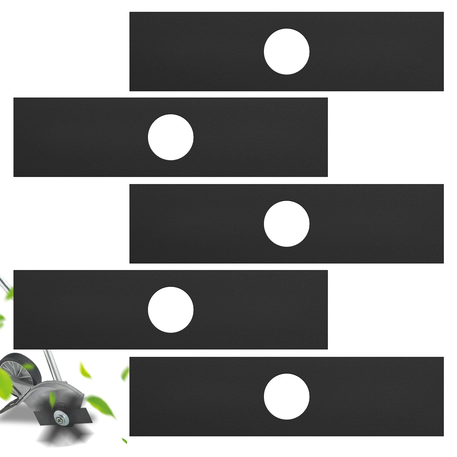 5 Pack 613223 Edger Blades Compatible with Ryobi, Echo, Stihl, Maruyama, Green Machine Edger, Replace 720-237-001, 4133-713-4101, 216062, 237001-1 Inch Center Hole