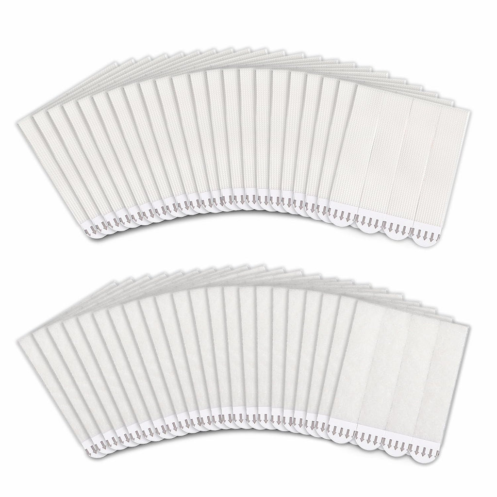60-Pairs(120 Strips) Large Picture Hanging Strips Heavy Duty, Removable Hook and Loop Tape, Picture Hanger Damage Free, Waterproof Adhesive Strips for Frame Hanging