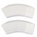 60-Pairs(120 Strips) Large Picture Hanging Strips Heavy Duty, Removable Hook and Loop Tape, Picture Hanger Damage Free, Waterproof Adhesive Strips for Frame Hanging
