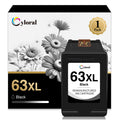 Cyloral 63XL Ink Cartridge Black for HP 63 Black Ink Cartridge Work with Officejet 4650 3830 5255 5258 4655 Envy 4512 4520 4516 Deskjet 1112 3630 for HP Ink 63 XL Replacement