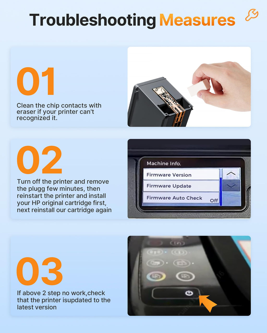 E-Z Ink 67 XL Ink Cartridges 67XL Cartouche Encre for HP 67 XL Printer Ink HP67XL Black and Color for Envy Pro 6455 6458 6475 Envy 6455e 6458e 6055 6055e 6052e Printer