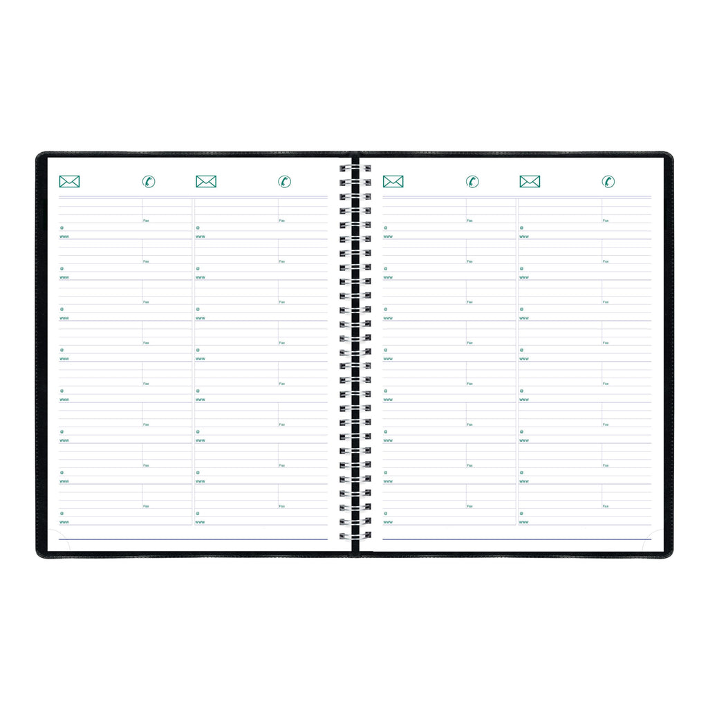 Blueline® 2026 Timanager® Planifi-Action® Weekly/Monthly Planner, Appointment Book, 13 Months, December to December, Twin-Wire Binding, 11" x 8.5", Black, English (C5930.81T-26)