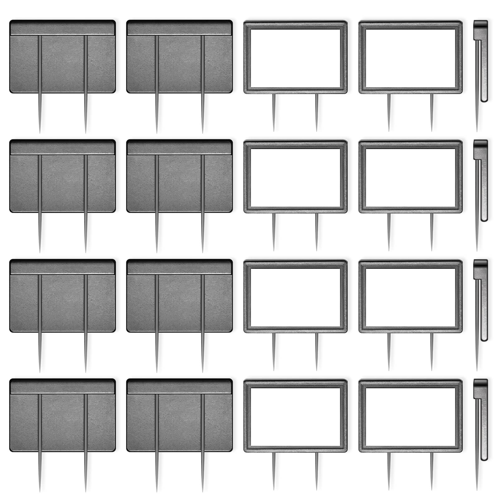 20 Pcs 20 Pieces Black Cubicle Pins Partition Pins Cubicle Accessories Fabric Partition Nameplate Brooch for Office Brooch Decor, Furniture, Office Signs, and Fabric Mounting