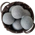 Lypumso Wool Dryer Balls Pack of 6 XL, Organic Premium Wool for Laundry, Natural Fabric Softener - Anti Static, Baby Safe, No Lint, Odorless and Reusable, Saves Drying Time