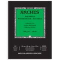 Arches Watercolor Pad, Cold Press, 9x12 inches, 12 Sheets - Professional Art Paper for Watercolor Gouache Ink Acrylic